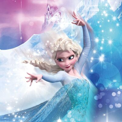 Wandbild - Frozen 2 Elsa Action - Größe: 40 x 50 cm