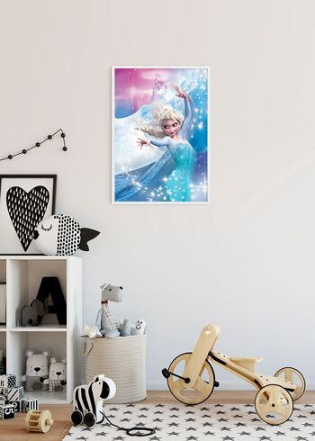 Papier Peint - Frozen 2 Elsa Action - Taille: 50 x 70 cm 3