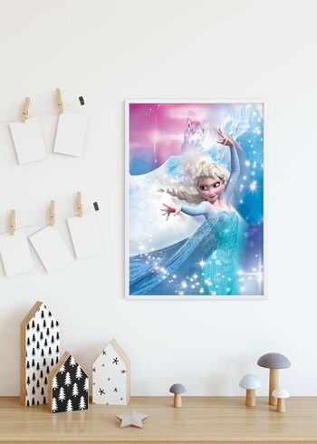 Papier Peint - Frozen 2 Elsa Action - Taille: 50 x 70 cm 5