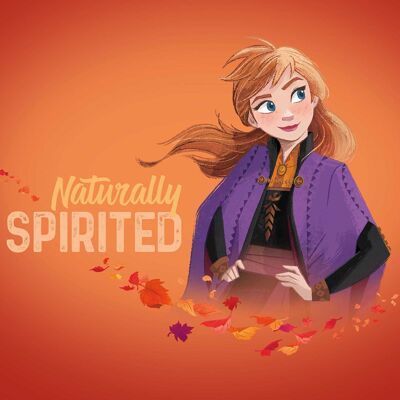 Murale - Frozen 2 Anna Autumn Spirit - Dimensioni: 50 x 40 cm