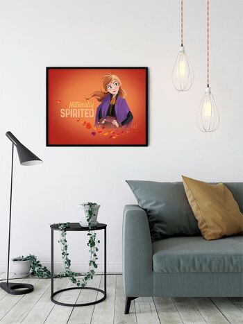 Papier peint - Frozen 2 Anna Autumn Spirit - Dimensions : 50 x 40 cm 4