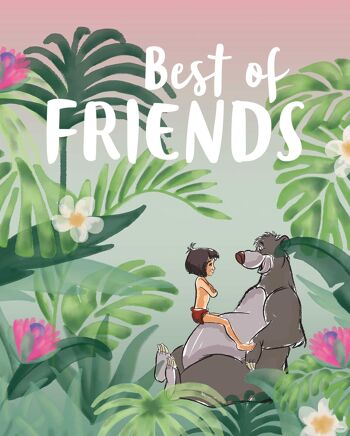 Papier Peint - Jungle Book Best of Friends - Dimensions : 40 x 50 cm 1