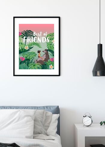 Papier Peint - Jungle Book Best of Friends - Dimensions : 40 x 50 cm 3