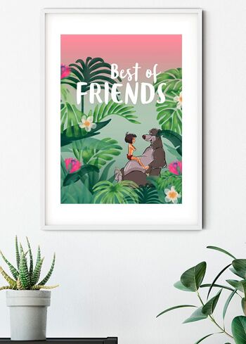 Papier Peint - Jungle Book Best of Friends - Dimensions : 40 x 50 cm 6