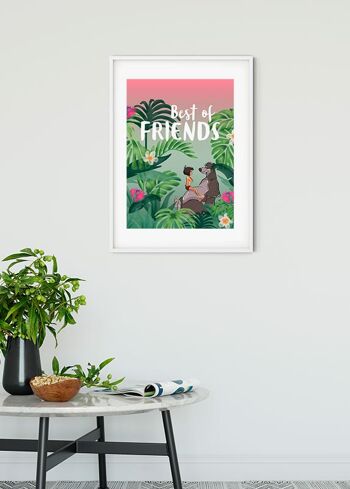 Papier Peint - Jungle Book Best of Friends - Dimensions : 50 x 70 cm 2