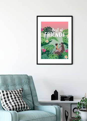 Papier Peint - Jungle Book Best of Friends - Dimensions : 50 x 70 cm 4