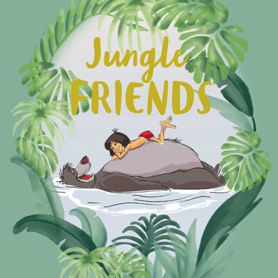 Wandbild - Jungle Book Friends - Größe: 30 x 40 cm