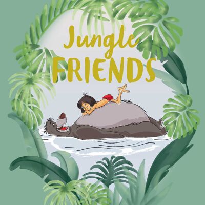 Wandbild - Jungle Book Friends - Größe: 40 x 50 cm