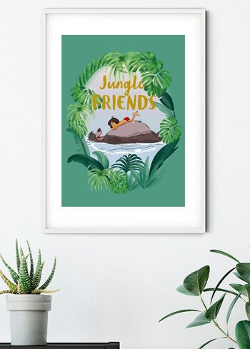Papier Peint - Les Amis du Livre de la Jungle - Format : 40 x 50 cm 6