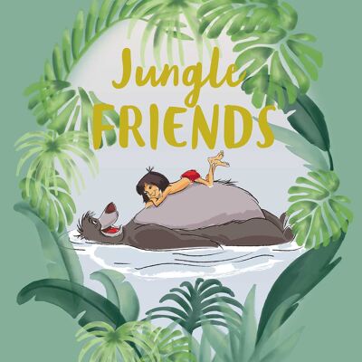 Wandbild - Jungle Book Friends - Größe: 50 x 70 cm