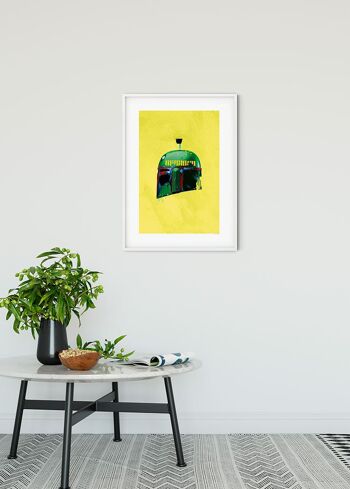 Papier peint - Star Wars Classic Casques Boba Fett - Dimensions : 30 x 40 cm 2