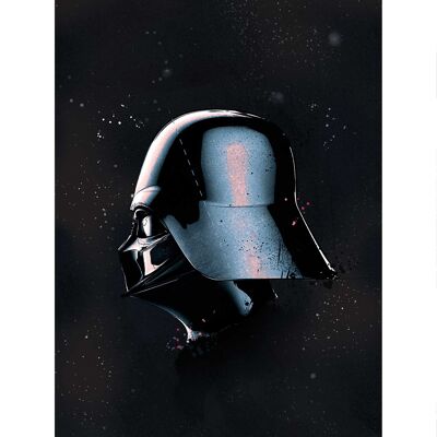 Murale - Star Wars Classic Helmets Vader - Dimensioni: 30 x 40 cm