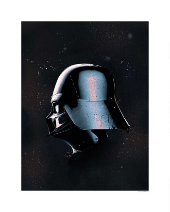 Papier peint - Star Wars Classic Helmets Vader - Dimensions : 40 x 50 cm 1