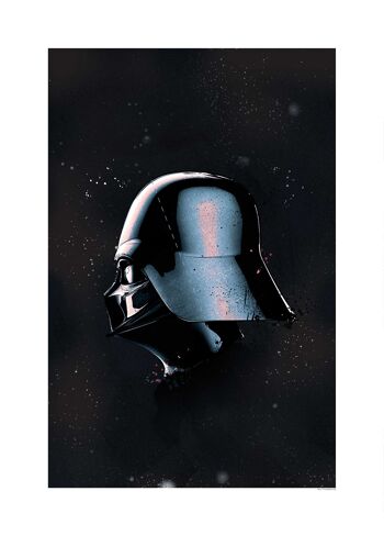 Papier peint - Star Wars Classic Helmets Vader - Dimensions : 50 x 70 cm 1