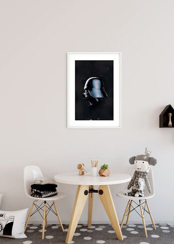 Papier peint - Star Wars Classic Helmets Vader - Dimensions : 50 x 70 cm 5