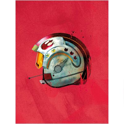 Wandbild - Star Wars Classic Helmets Rebel Pilot - Größe: 40 x 50 cm