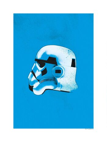 Papier Peint - Star Wars Classic Casques Stormtrooper - Dimensions : 30 x 40 cm 1