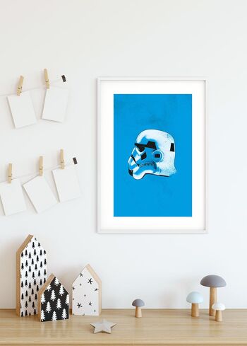 Papier Peint - Star Wars Classic Casques Stormtrooper - Dimensions : 30 x 40 cm 6