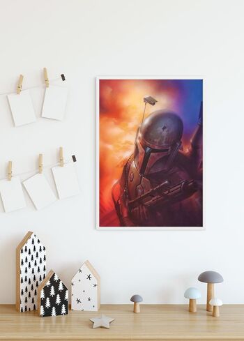 Papier peint - Star Wars Classic Mandalorian - Dimensions : 50 x 70 cm 5