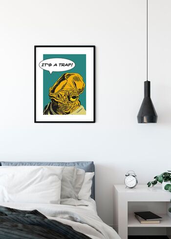 Papier peint - Star Wars Classic Comic Quote Ackbar - Taille : 40 x 50 cm 3