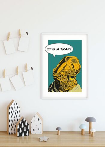 Papier peint - Star Wars Classic Comic Quote Ackbar - Taille : 40 x 50 cm 6