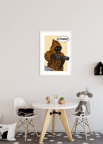 Papier Peint - Star Wars Classic Comic Citation Java - Taille : 30 x 40 cm 5