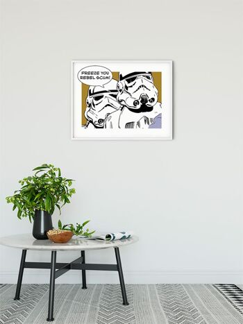 Papier Peint - Star Wars Classic Comic Citation Stormtrooper - Taille : 40 x 30 cm 2