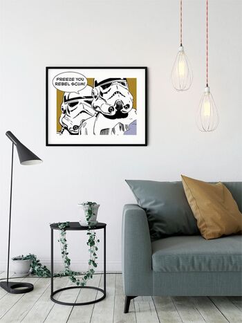 Papier Peint - Star Wars Classic Comic Citation Stormtrooper - Taille : 40 x 30 cm 4