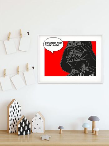 Papier peint - Star Wars Classic Comic Quote Vader - Taille : 50 x 40 cm 5