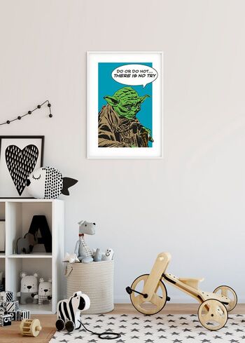 Papier Peint - Star Wars Classic Comic Citation Yoda - Taille : 50 x 70 cm 4