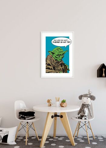 Papier Peint - Star Wars Classic Comic Citation Yoda - Taille : 50 x 70 cm 5