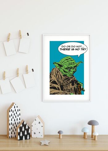 Papier Peint - Star Wars Classic Comic Citation Yoda - Taille : 50 x 70 cm 6