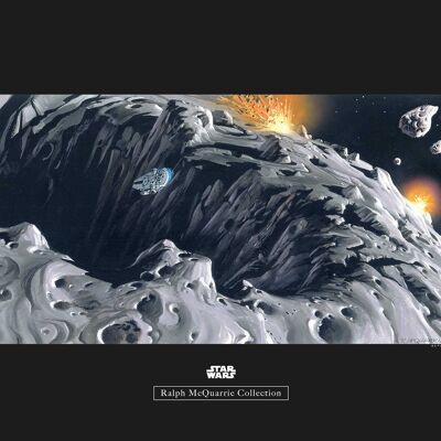 Wandbild - Star Wars Classic RMQ Asteroid - Größe: 50 x 40 cm