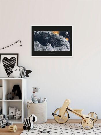 Papier peint - Star Wars Classic RMQ Asteroid - Dimensions : 50 x 40 cm 3