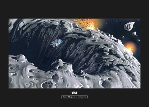 Wandbild - Star Wars Classic RMQ Asteroid - Größe: 70 x 50 cm