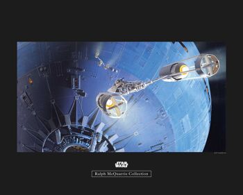 Papier peint - Star Wars Classic RMQ Death Star Attack - Dimensions : 50 x 40 cm 1