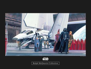 Fresque murale - Star Wars Classic RMQ Death Star Shuttle Dock - Dimensions : 40 x 30 cm 1