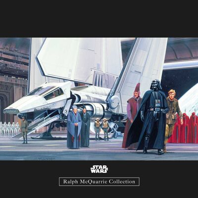 Wandbild - Star Wars Classic RMQ Death Star Shuttle Dock - Größe: 40 x 30 cm