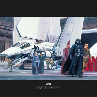 Murale - Star Wars Classic RMQ Morte Nera Shuttle Dock - Dimensioni: 70 x 50 cm
