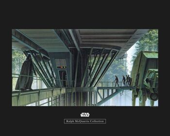 Murale - Star Wars Classic RMQ Endor Dock - Dimensions : 50 x 40 cm 1