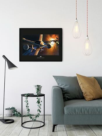 Papier peint - Star Wars Classic RMQ Endor Orbit War - Dimensions : 50 x 40 cm 4