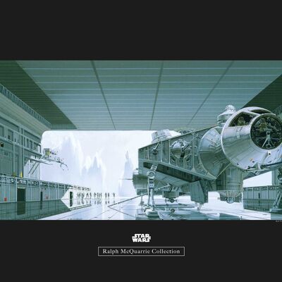 Mural - Star Wars Classic RMQ Hangar Shuttle - Medida: 50 x 40 cm