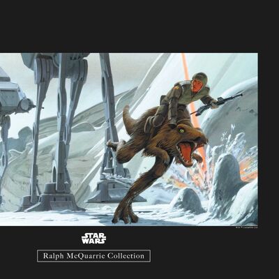 Wandbild - Star Wars Classic RMQ Hoth Battle Ground - Größe: 40 x 30 cm