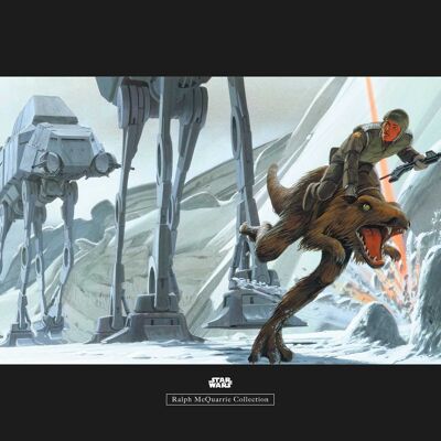Murale - Star Wars Classic RMQ Hoth Battle Ground - Dimensioni: 70 x 50 cm