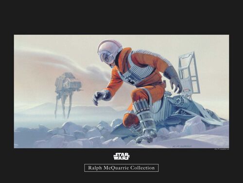 Wandbild - Star Wars Classic RMQ Hoth Battle Pilot - Größe: 40 x 30 cm