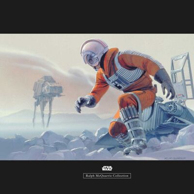 Wandbild - Star Wars Classic RMQ Hoth Battle Pilot - Größe: 70 x 50 cm