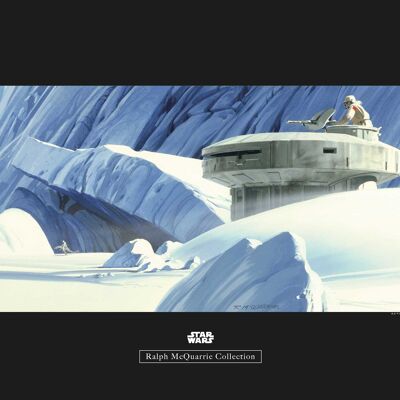 Wandbild - Star Wars Classic RMQ Hoth Echo Base - Größe: 50 x 40 cm