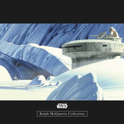 Murale - Base Star Wars Classic RMQ Hoth Echo - Dimensioni: 40 x 30 cm