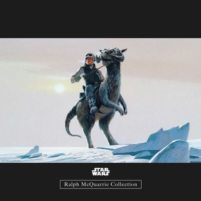 Wandbild - Star Wars Classic RMQ Hoth Tauntaun - Größe: 40 x 30 cm