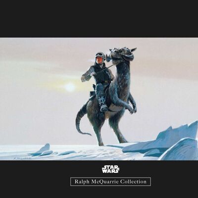 Wandbild - Star Wars Classic RMQ Hoth Tauntaun - Größe: 40 x 30 cm